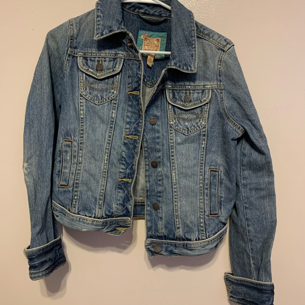 Abercrombie & Fitch blue jean jacket